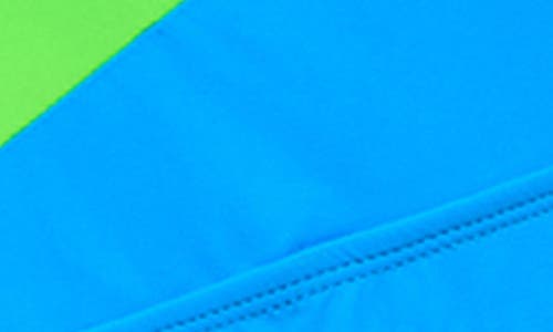 Beach Lingo Kids' Rib Colorblock One-piece Swimsuit In Blue