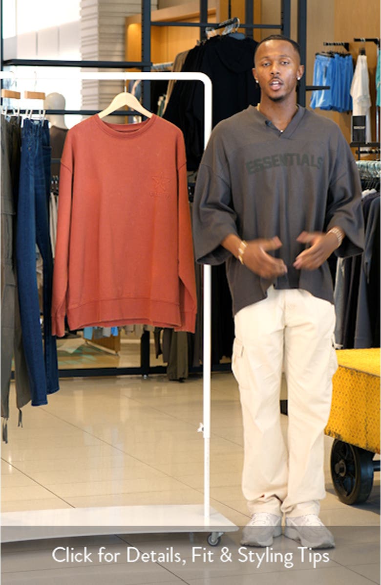 Army Cotton Logo Sweatshirt, sales video thumbnail