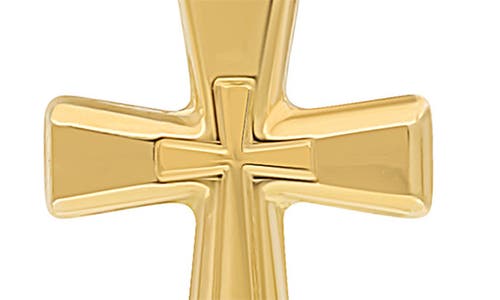 Bony Levy 14k Gold Cross Stud Earrings In Gold