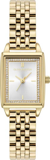 Classics Rectangular Bracelet Watch, 20mm
