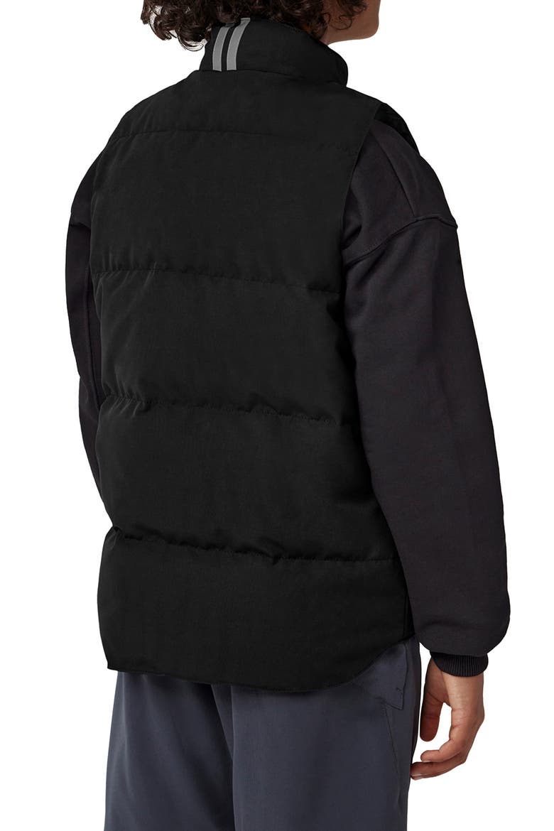 Kids' Vanier Down Vest, Alternate, color, BLACK - NOIR