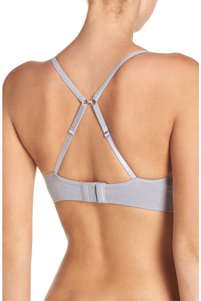Seamless Bra, Alternate, color, GREY SLEET HEATHER