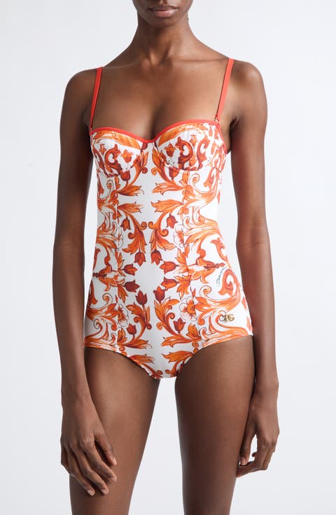 Majolica Balconette One-Piece Swimsuit