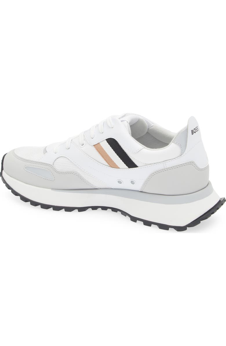 BOSS Jonah Trainer Sneaker, Alternate, color, White