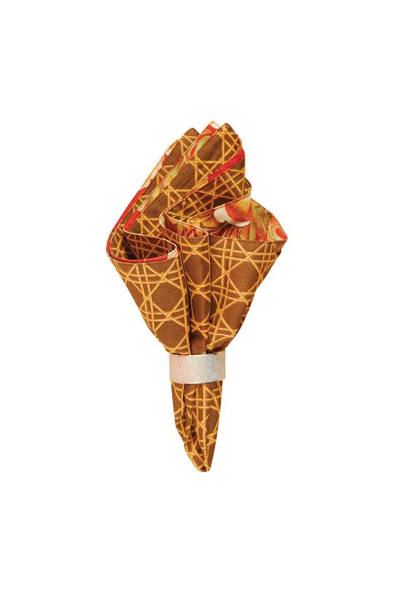 Kona Bay Cotton Reversible Napkin, Set of 6, Main, color, brown