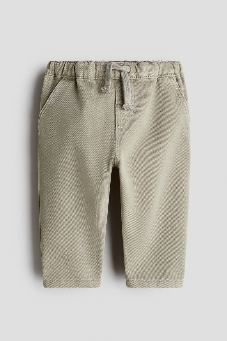 Cotton Twill Pants, Alternate, color, Light khaki green