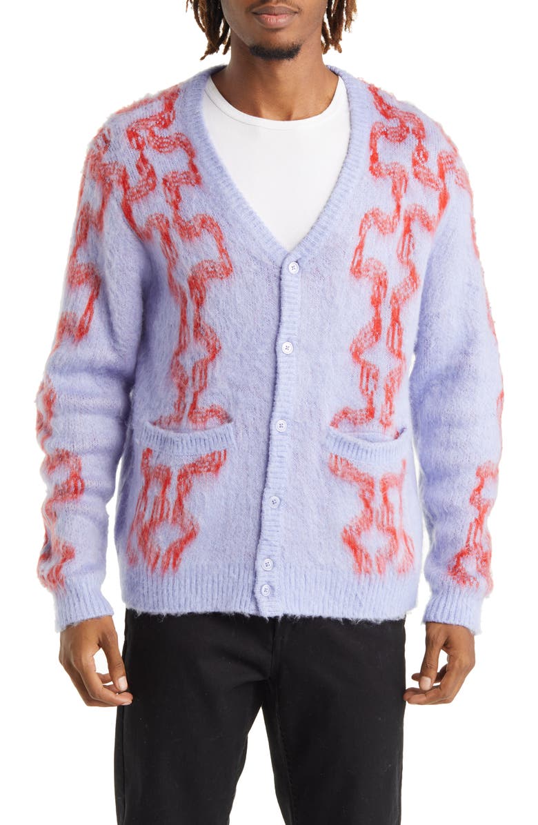 Obey Temple Cardigan, Main, color, 