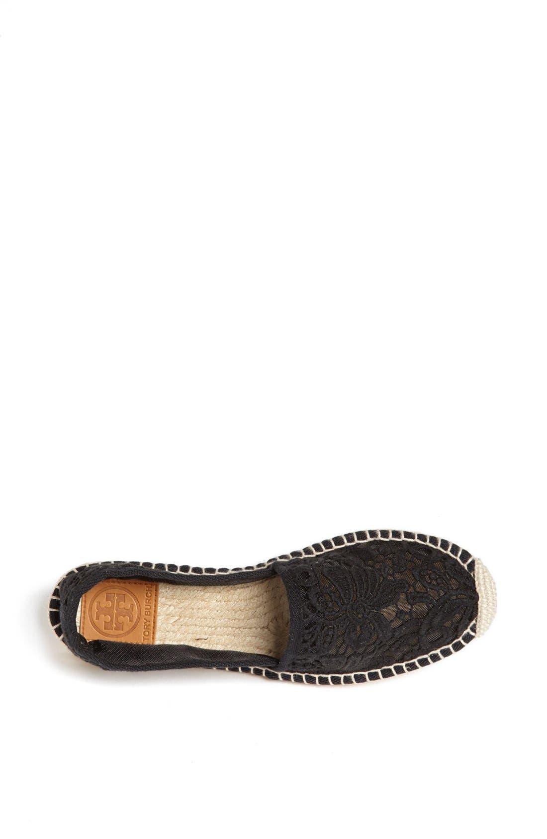 'Abbe' Espadrille, Alternate, color, BLACK