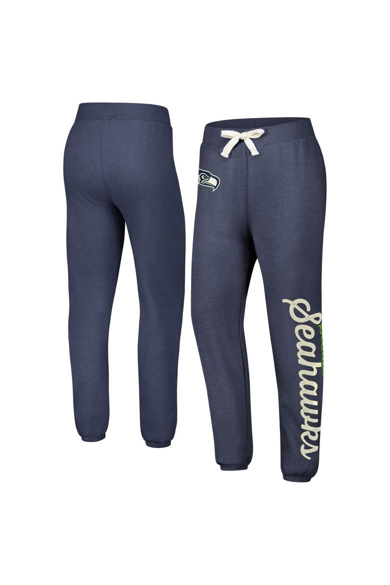 Women's G-III 4Her by Carl Banks College Navy Seattle Seahawks Scrimmage Fleece Pants, Main, color, Navy