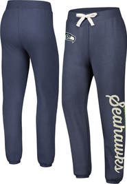 G-III 4HER BY CARL BANKS Women's G-III 4Her by Carl Banks College Navy Seattle Seahawks Scrimmage Fleece Pants