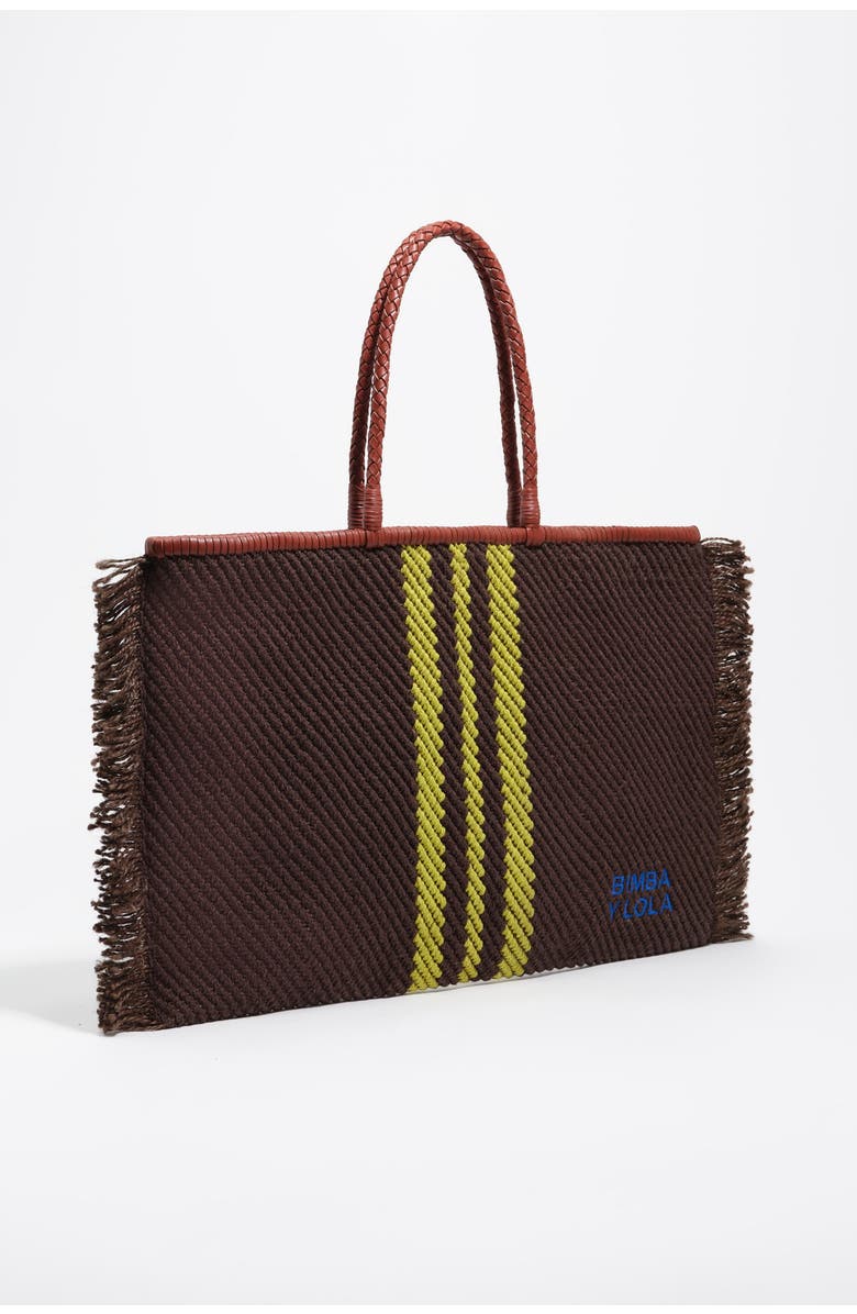 Bimba y Lola Large Shopper Bag, Main, color, Brown