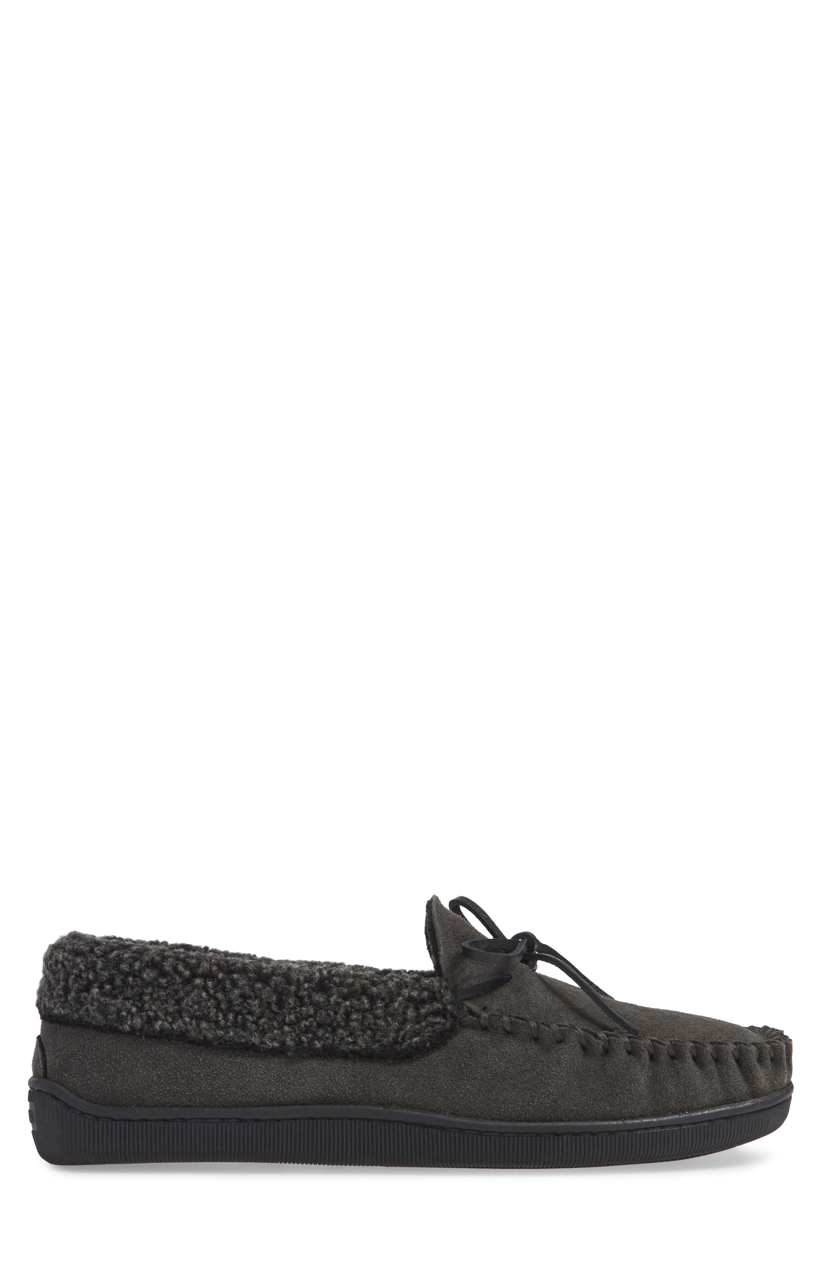 Minnetonka Allen Fleece Lined Slipper, Alternate, color, 