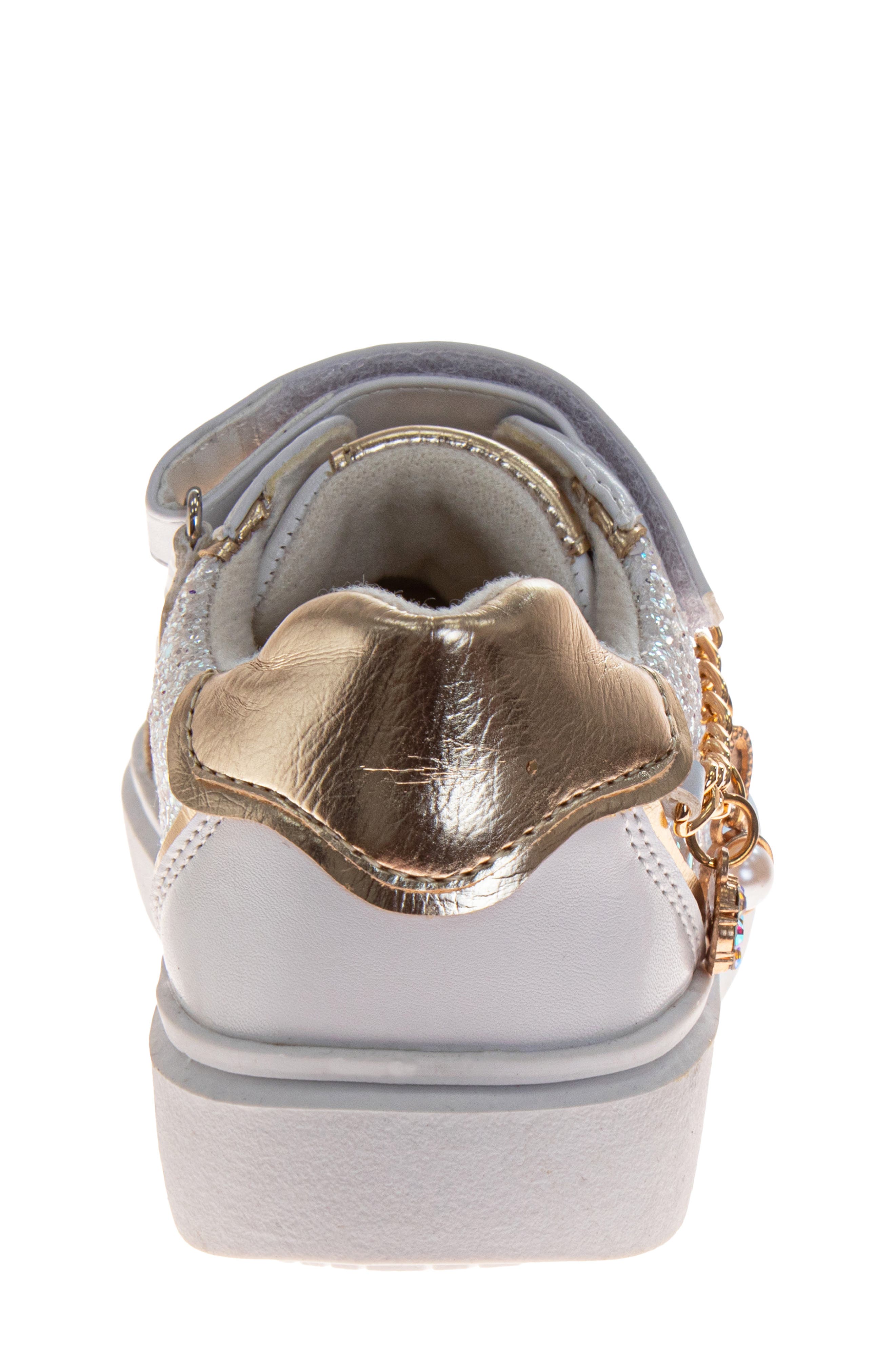 Badgley Mischka Collection Kids' Kensie Sneaker, Alternate, color, White