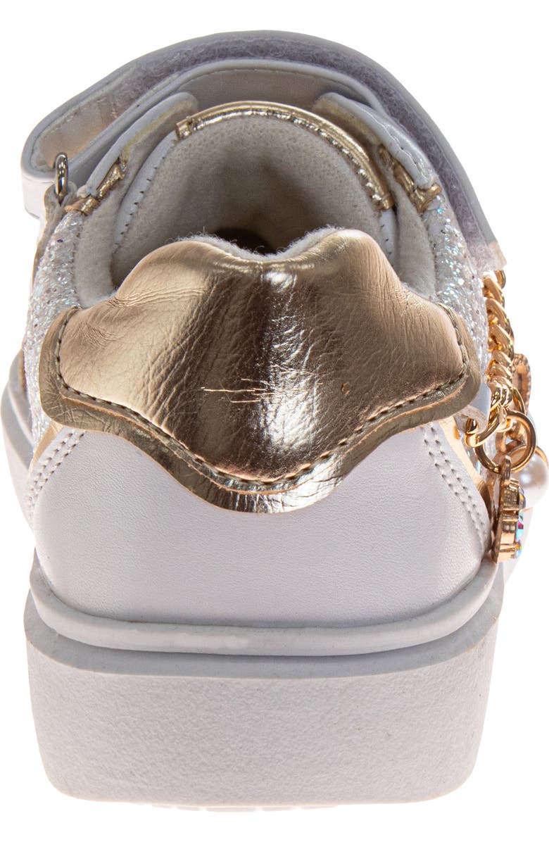 Badgley Mischka Collection Kids' Kensie Sneaker, Alternate, color, White