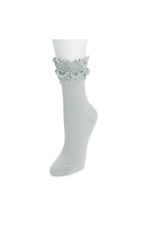 Ruffle Crew Socks