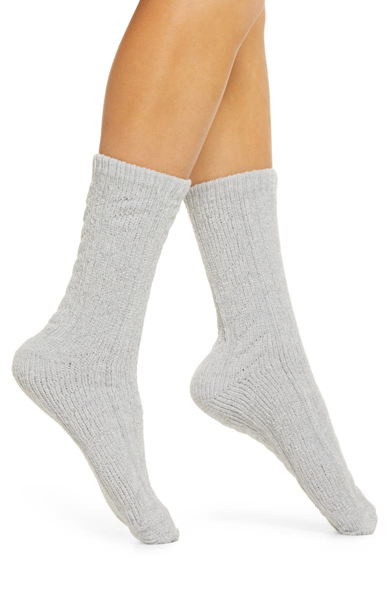 Nordstrom Chenille Cable Knit Crew Socks, Main, color,