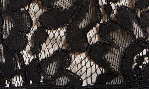Eliza J Lace Tiered Dress In Black