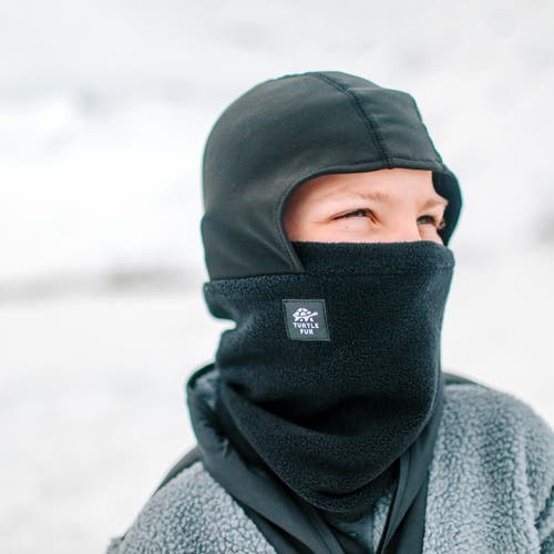 Turtle Fur Youth Fleece Shellaclava Balaclava In Green
