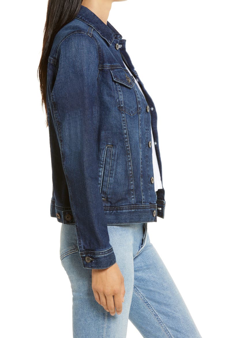 'Mya' Denim Jacket, Alternate, color, 5 YEARS ENTROPY