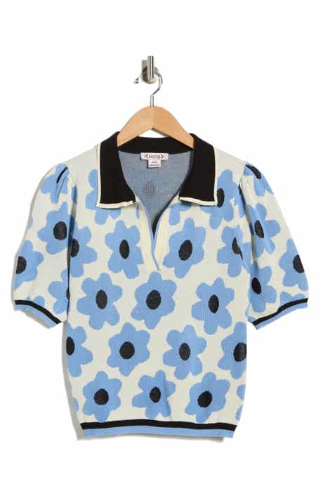 Nanette Lepore Flower Polo Sweater