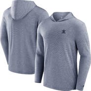 FANATICS Men's Fanatics Navy Dallas Cowboys Front Office Power Mono Long Sleeve Hoodie T-Shirt