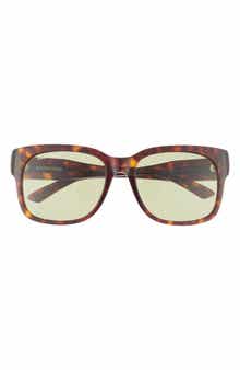 Balenciaga 56mm Square Sunglasses