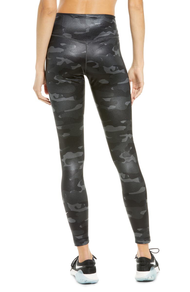 Nike One Dri-FIT High Waist Leggings, Alternate, color, 