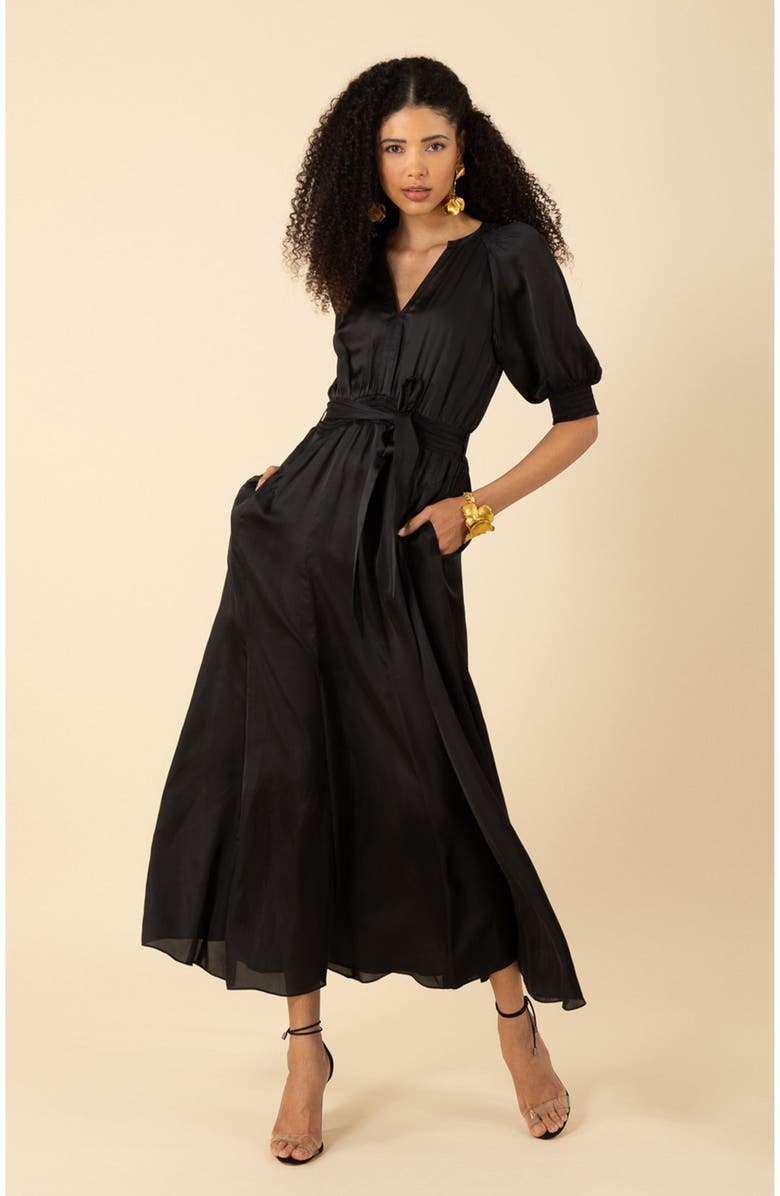 Hale Bob Estella Charmeuse Dress, Main, color, 