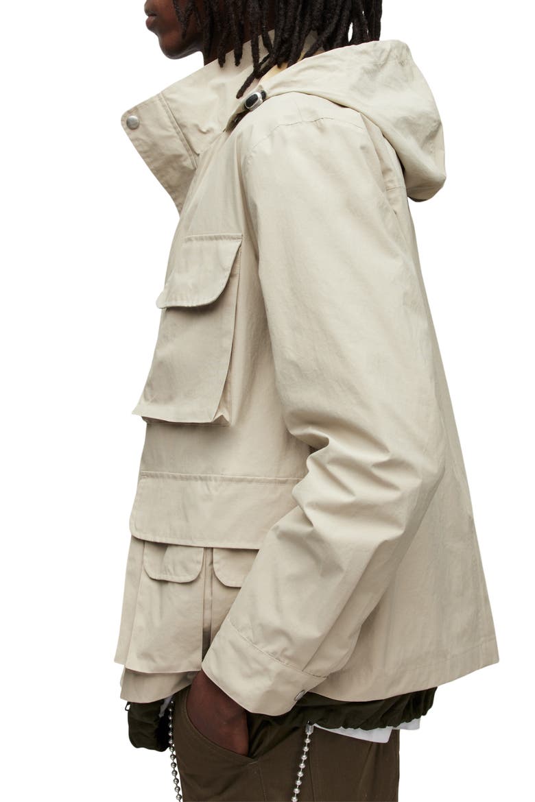 Maso Lightweight Tech Water Repellent Jacket, Alternate, color, STONE / BUTTERCREAM