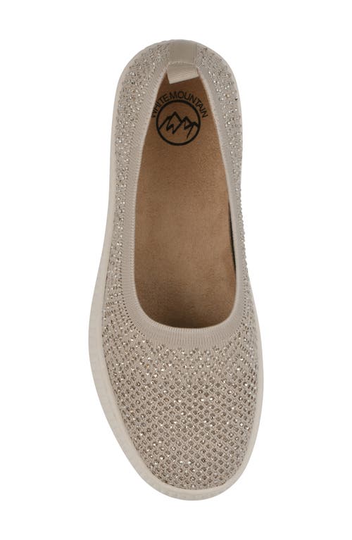 Cliffs By White Mountain Digs Slip-on Sneaker In Taupe Fabric