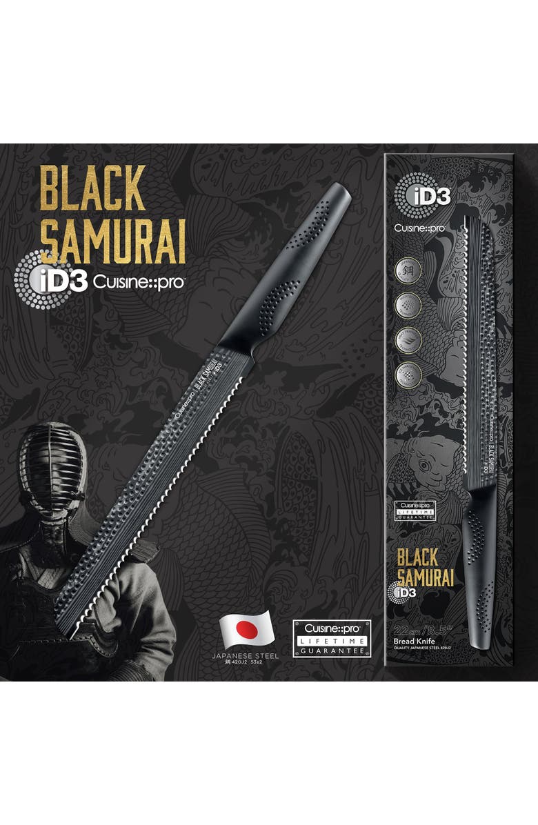 Cuisine::pro<sup>®</sup> iD3<sup>®</sup> BLACK SAMURAI 8.5" Bread Knife, Alternate, color, Black