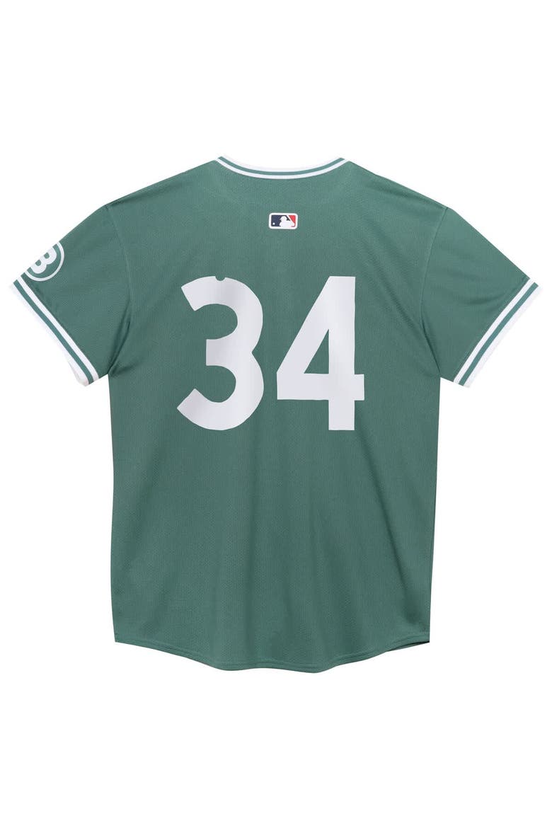 Preschool Nike David Ortiz Green Boston Red Sox 2025 City Connect Limited Retired Player Jersey, Alternate, color, Green