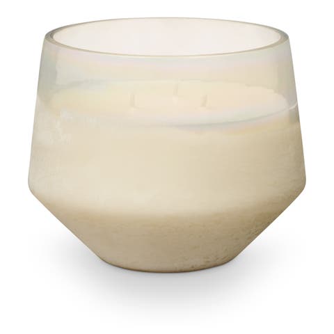 ILLUME Baltic Glass Candle, Winter White