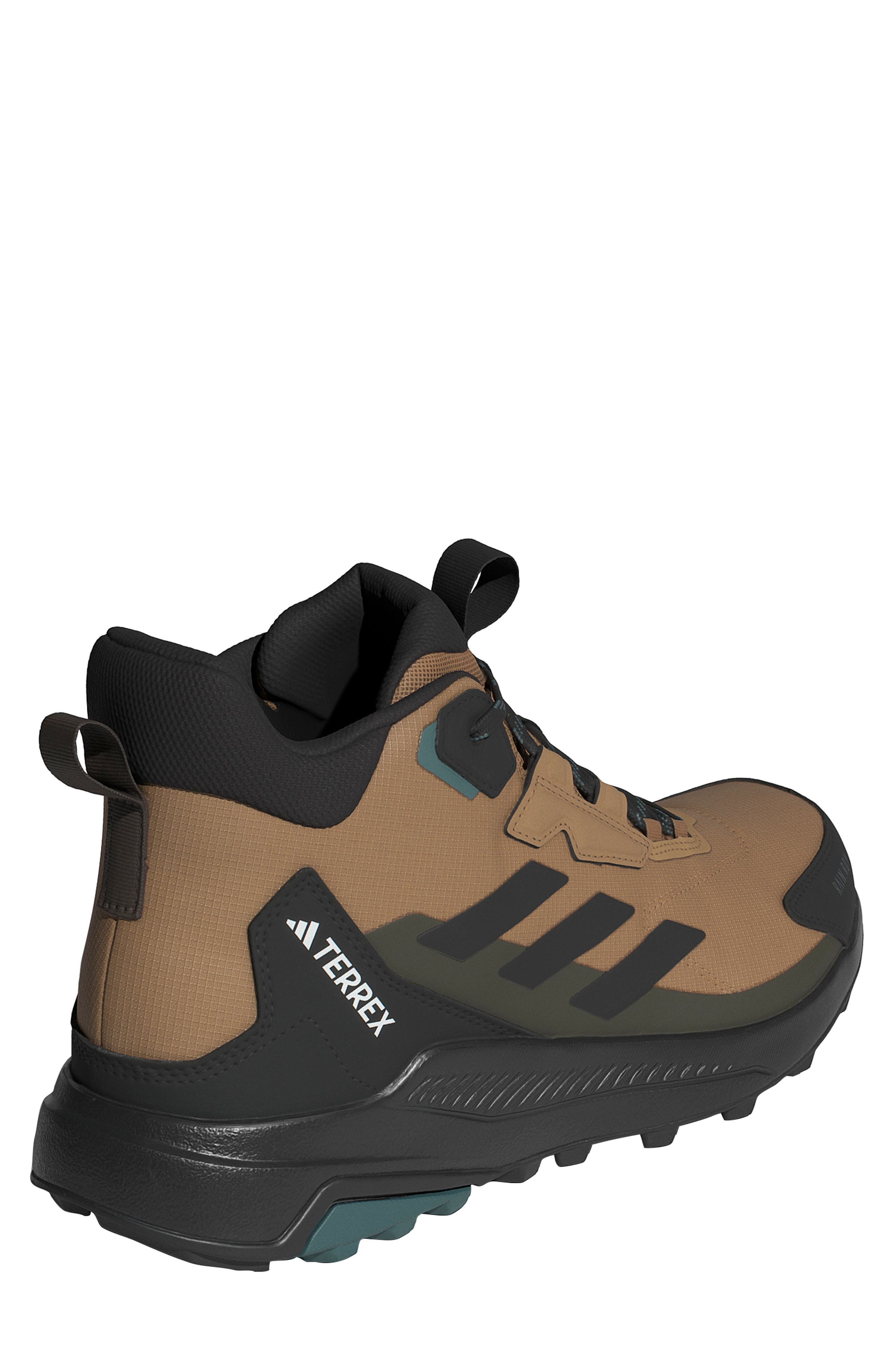 Terrex Anylander Mid R.RDY Waterproof Hiking Boot, Alternate, color, CARDBOARD/ BLACK/ SHADOW OLIVE