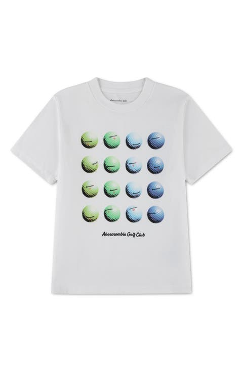 Kids' Golf Balls Cotton Blend Graphic T-Shirt (Little Kid & Big Kid)