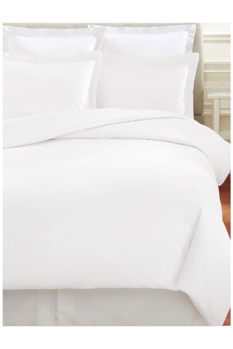 T400 Supima Cotton Duvet 2-Piece Set - Twin, Alternate, color, WHITE
