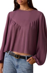 MANGO TEEN Blouson Sleeve Shirt