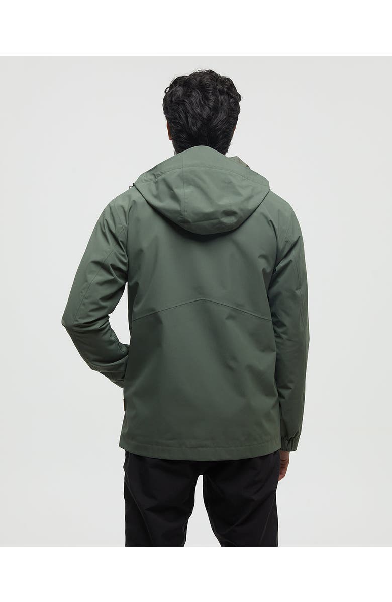 tentree Nimbus Rain Jacket, Alternate, color, Deep Olive