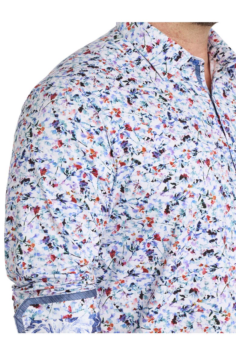 Big & Tall Bavaro Sport Shirt, Alternate, color, MULTI