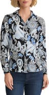 Jones New York Paisley Button-Up Shirt