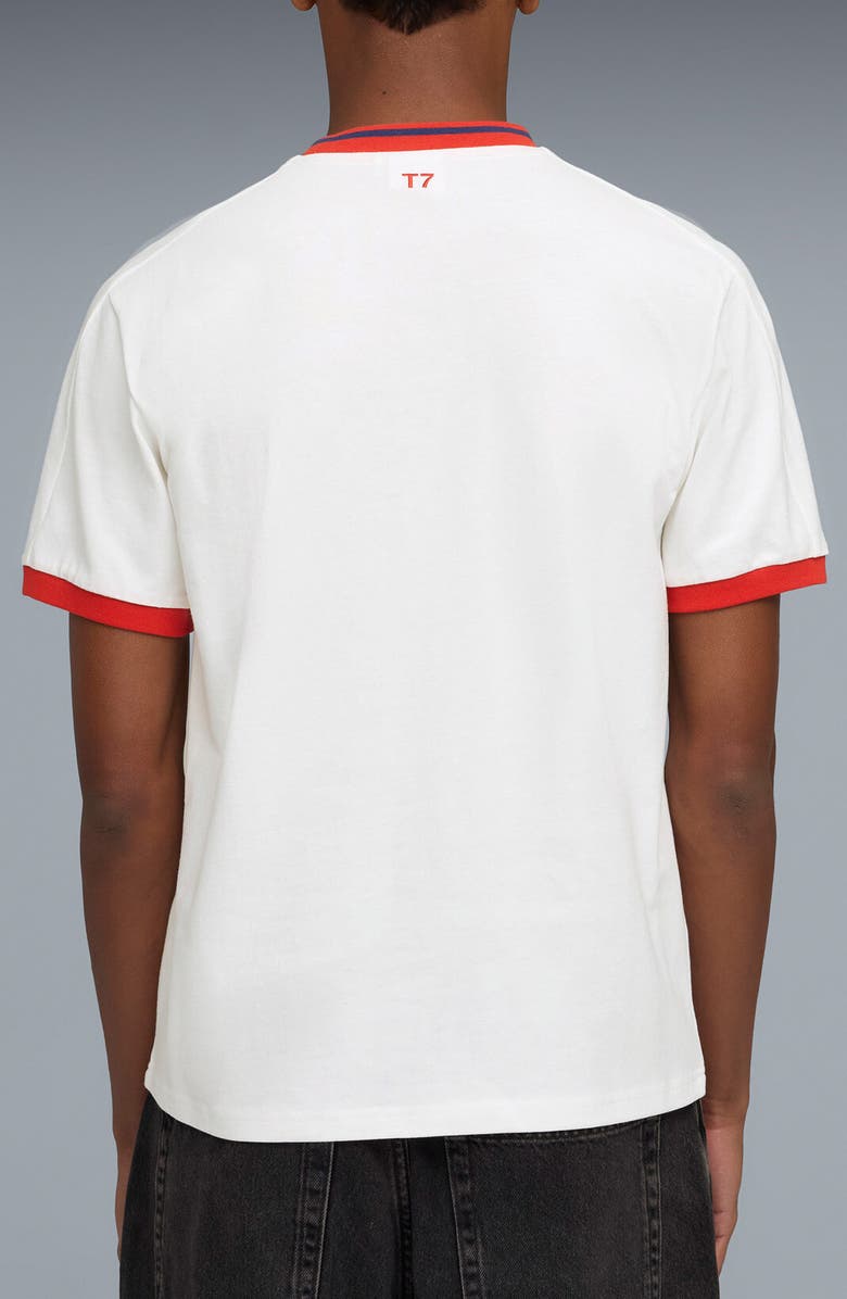 PUMA T7 Logo Ringer T-Shirt, Alternate, color, Puma White