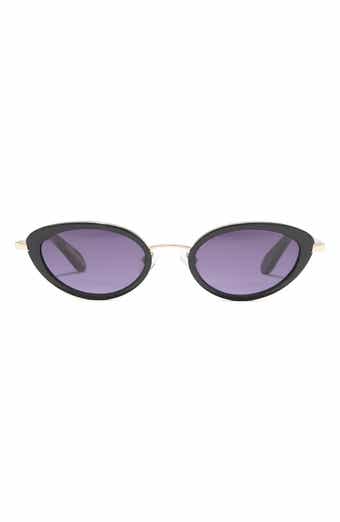 BCBG 49mm Oval Cat Eye Sunglasses