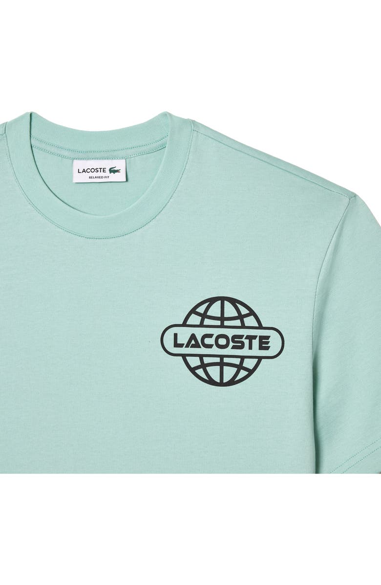Lacoste Relaxed Fit Logo Cotton Graphic T-Shirt, Alternate, color, Pastille