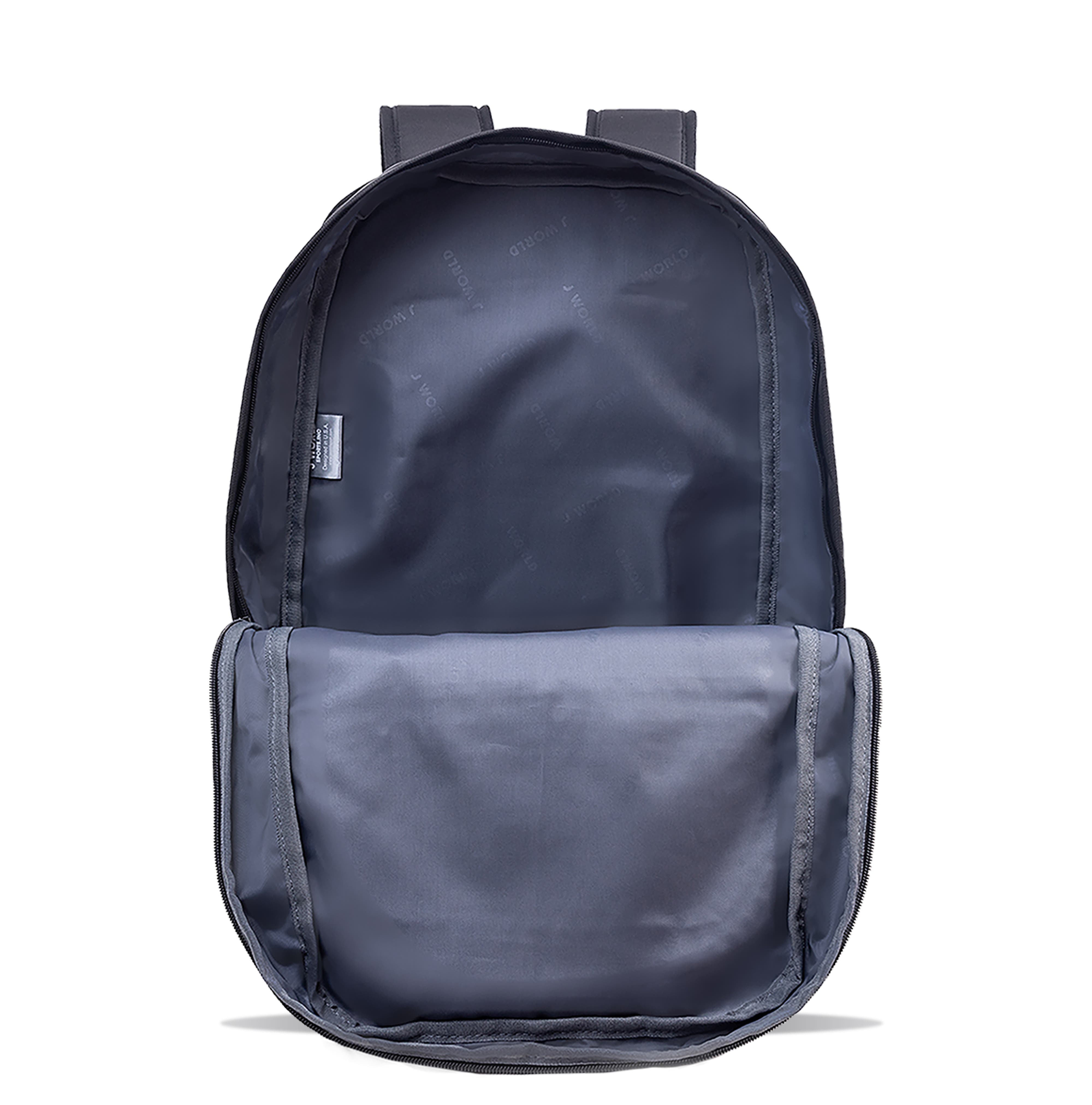 J World Allan Multi-Functional Laptop Backpack, Alternate, color, Black