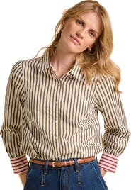Brakeburn Vicky Long Sleeve Striped Shirt