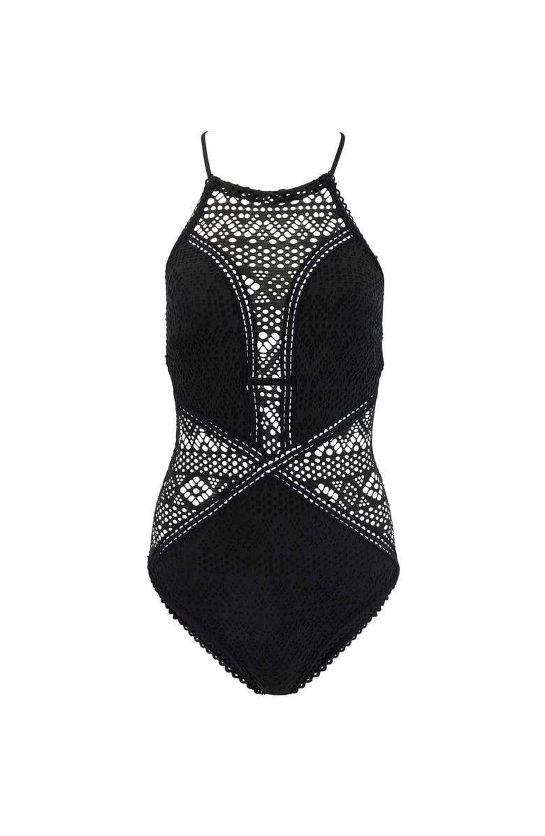 Adore Me Margaret Swimwear One-Piece, Alternate, color, Jet Black