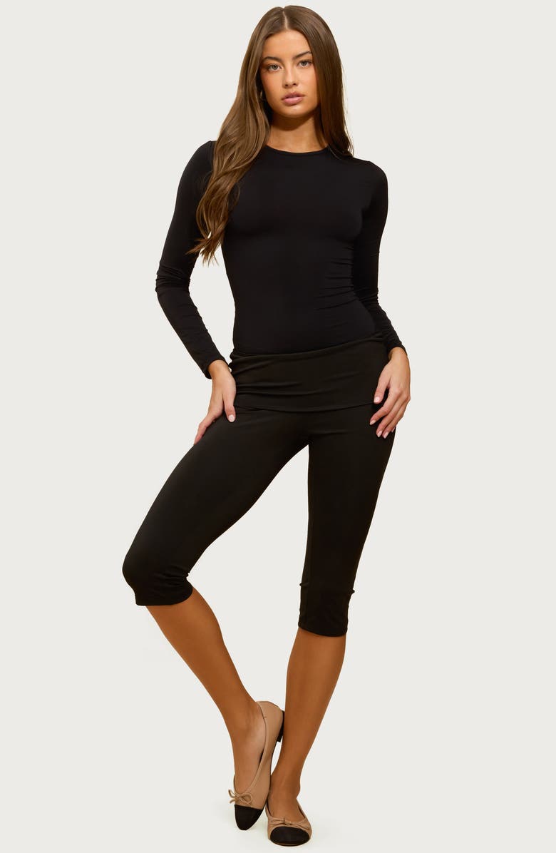 EDIKTED Coretta Long Sleeve Bodysuit, Alternate, color, 
