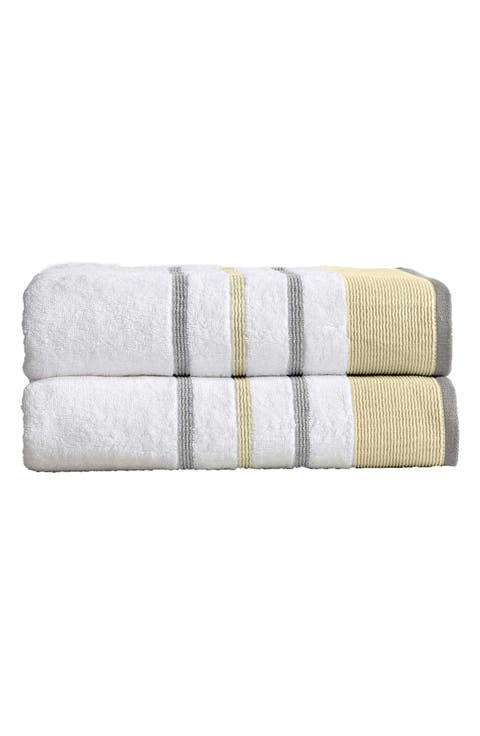 Decorative 2-Pack Bath Towel Set