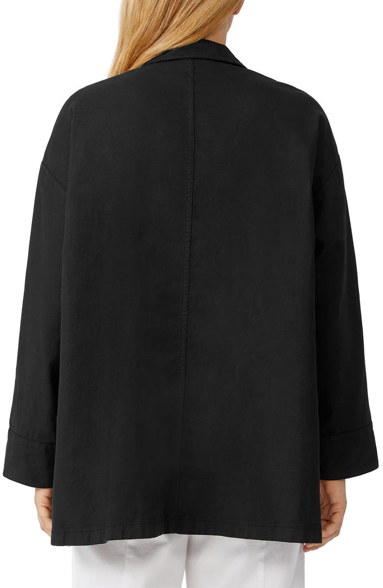 Eileen Fisher Stand Collar Jacket, Alternate, color, 