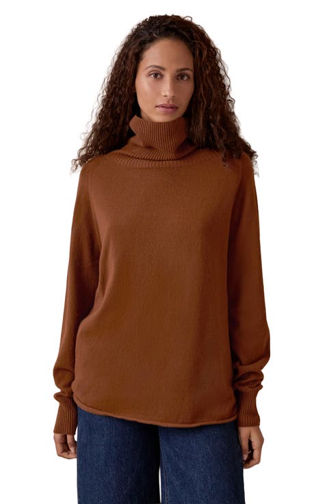 Supersoft Slouchy Turtle Neck Sweater